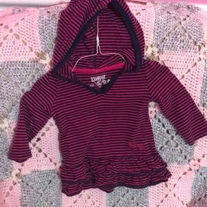 OshKosh long sleeve hooded shirt